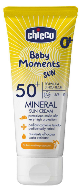 Krem przeciwsłoneczny Chicco Baby Moments Sun SPF 50+ 75 ml (8058664155637) - Zdjęcie 1 Krem przeciwsłoneczny Chicco Baby Moments Sun SPF 50+ 75 ml (8058664155637) - obraz 1