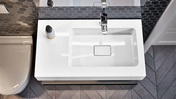 Умивальник підвісний Luxor Mono 80 L - зображення 9