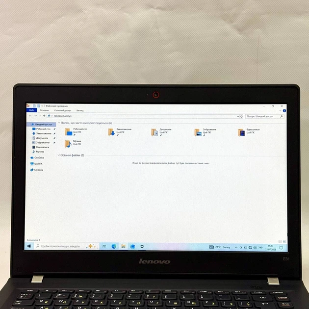 Ультрабук Lenovo ThinkPad E31-70 / 13.3" (1366x768) TN / Intel Core i3-5005U (2 (4) ядра по 2.0 GHz) / 8 GB DDR3 / 128 GB SSD / Intel HD Graphics 5500 / WebCam / Windows 10 Pro б/в - зображення 4