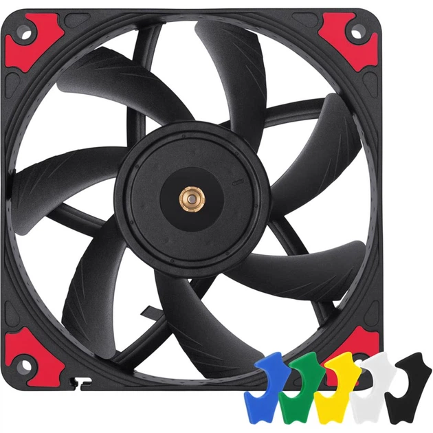 Корпусний вентилятор Noctua NF-A12x15 chromax.black.swap PWM [168020] - зображення 3