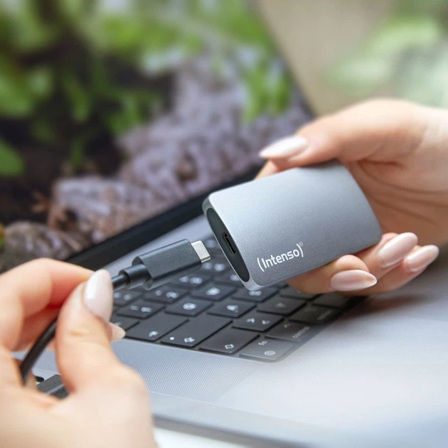 Внешний SSD накопитель 1 TB Intenso TX800 Anthracite (3828460) - изображение 4
