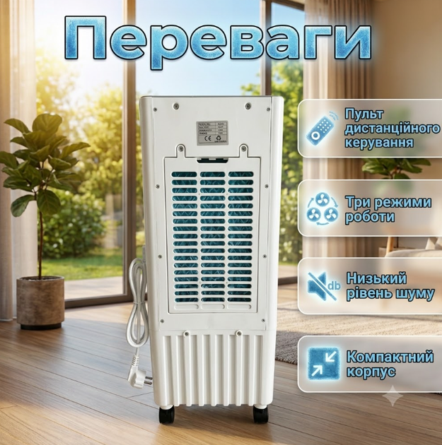 Бытовой кондиционер Alfarid до 35 м² + пульт ДУ 85 Вт Аккумуляторы холода 4шт - изображение 2