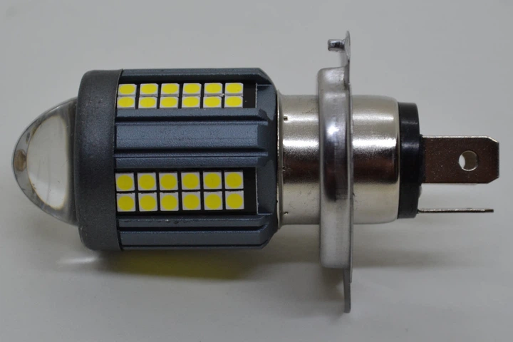 Світлодіодна лампа для мотоцикла H4, 3000LM, 6000 K, 12-80 V, ближнє/дальнє світло - зображення 4