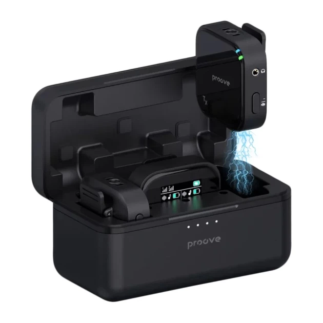 Бездротовий петличний мікрофон Proove Studio Black (PSWM15000201) - зображення 3