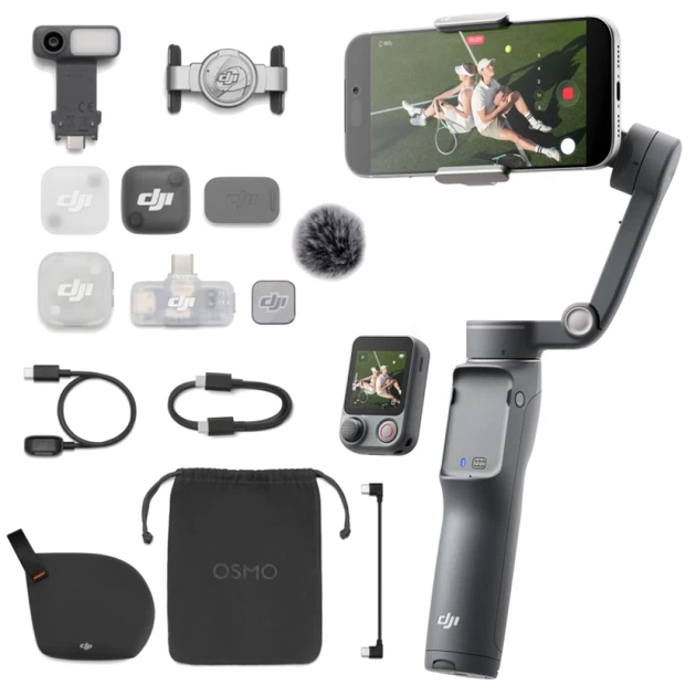 Стабілізатор DJI Osmo Mobile 8P Creator Combo (CP.OS.00000575.01) - Фото 1 Стабілізатор DJI Osmo Mobile 8P Creator Combo (CP.OS.00000575.01) - зображення 1