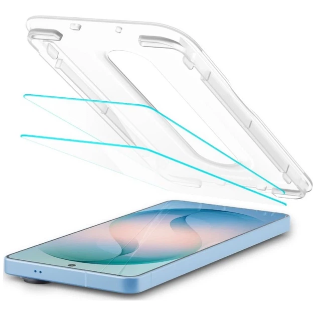 Szkło hartowane Spigen Glas.TR EZ FIT PRO HD do Samsung Galaxy S26 Plus 2-pack (8800337242010) - obraz 2