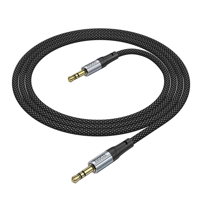 Кабель AUX Jack 3.5 мм до Jack 3.5 мм Hoco 1 м UPA26 Black (6942007608800) - Фото 6 Кабель AUX Jack 3.5 мм до Jack 3.5 мм Hoco 1 м UPA26 Black (6942007608800) - зображення 6