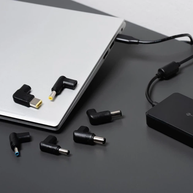 Зарядное устройство Forcell F-Energy USB C + 6 насадок 65W Black (5903396376627) - Фото 5 Зарядное устройство Forcell F-Energy USB C + 6 насадок 65W Black (5903396376627) - изображение 5