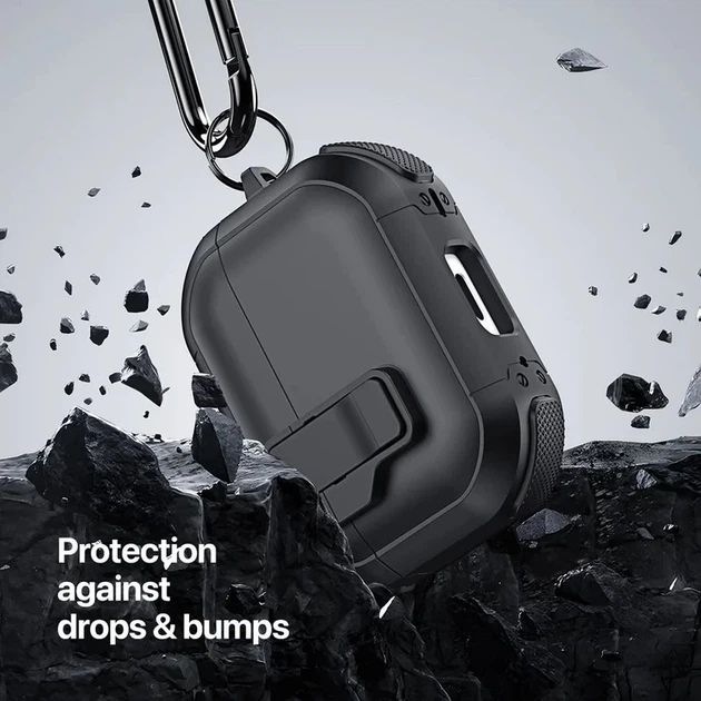 Чехол DUX DUCIS PECP для AirPods 4 Black (6971824160543) - изображение 7