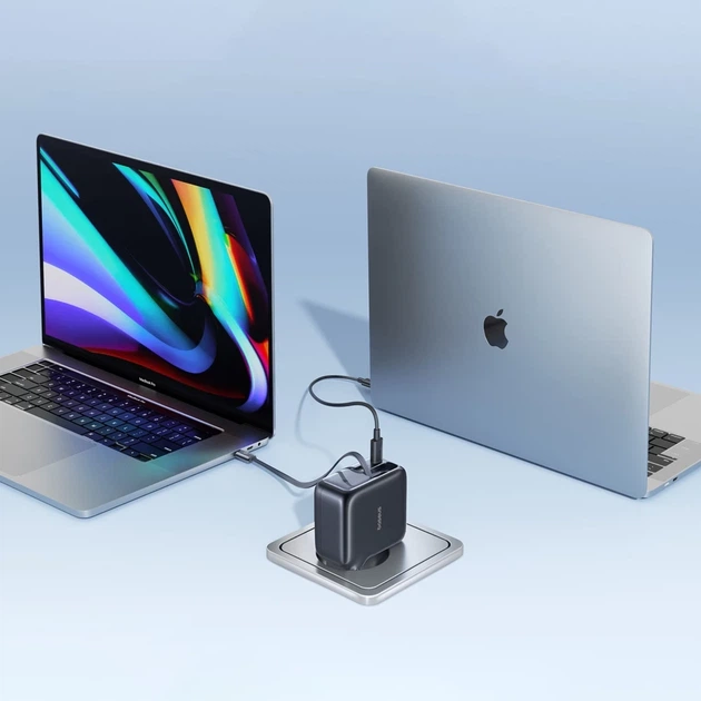 Ładowarka sieciowa Baseus EnerCore CJ11 100W USB-A USB-C ze składanym kablem USB-C Black (6932172695606) - obraz 8