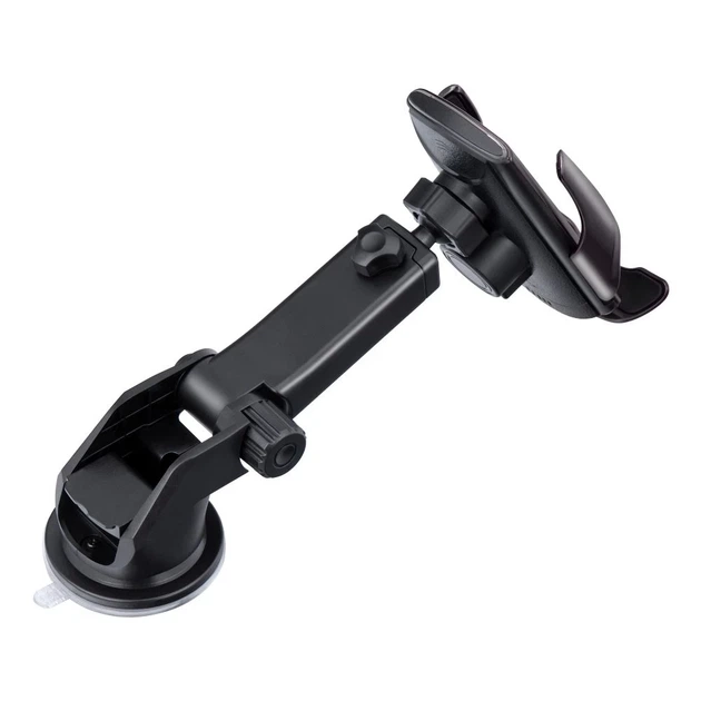 Автотримач Forcell F-Grip HS1 Qi 15W Black (5903396092176) - зображення 3