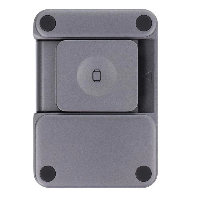 Беспроводная зарядка Forcell F-Energy 3в1 Flex Pro Qi2 совместимая с MagSafe F-05 Silver (5903396374180) - изображение 6
