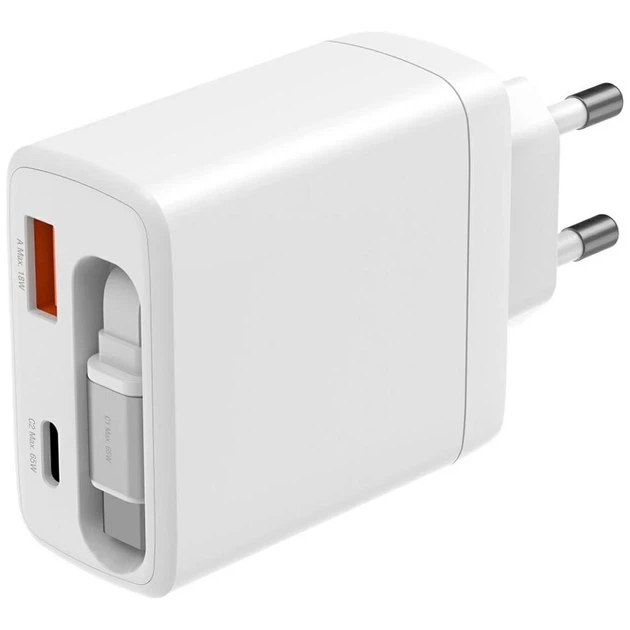 Ładowarka 4smarts PDPlug Slim 65 W GaN Jojo White (4252011914265) - obraz 4