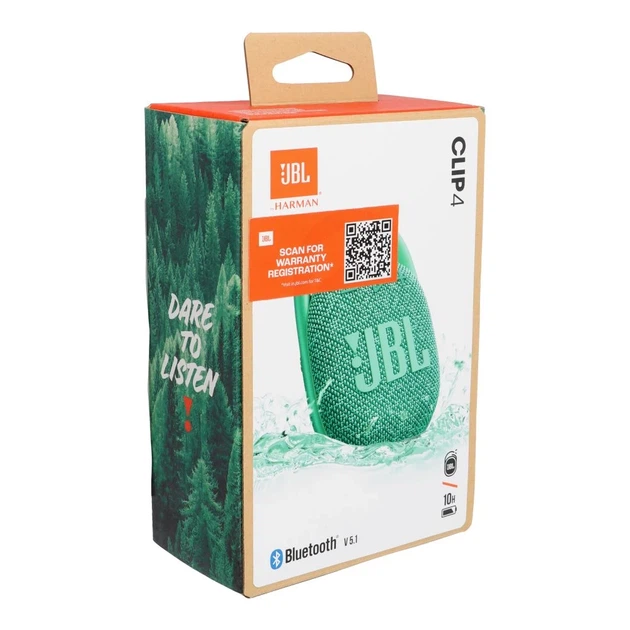 Беспроводная колонка JBL Clip 4 Eco 5W Green (6925281967580) - изображение 6