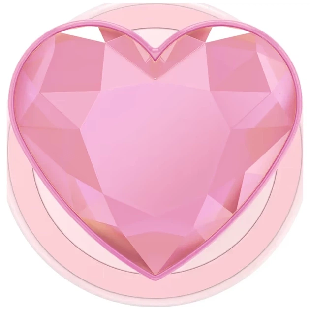 Держатель PopSockets Crystal Heart Grip Pink (702781) - Фото 2 Держатель PopSockets Crystal Heart Grip Pink (702781) - изображение 2