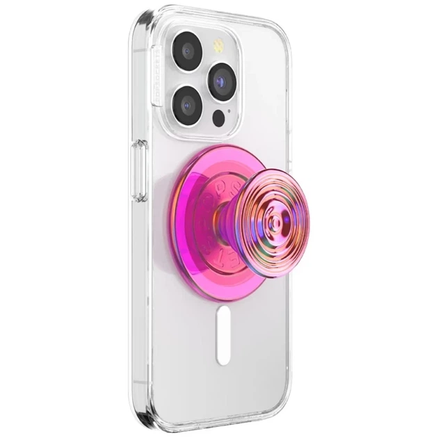 Держатель Popsockets Round Ripple Iridescent Aviation Opalescent Pink (807218) - изображение 6