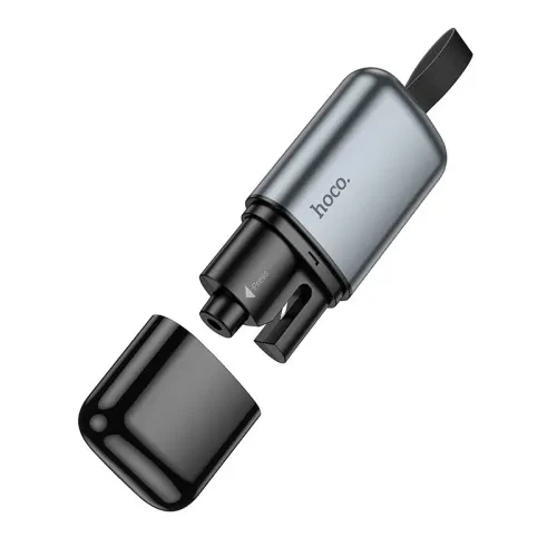 Портативный аварийный молоток HOCO ZP15 King Car Safety Hammer Grey для автомобиля - изображение 3