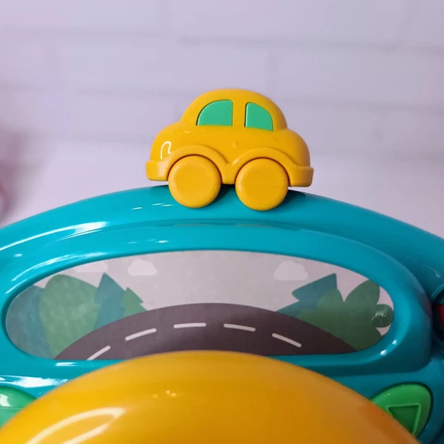 Игрушка на коляску WToys Руль музыкальный с креплением с украинским озвучиванием Зелёный - изображение 3