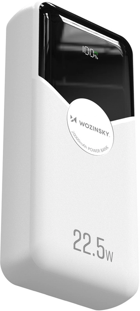 УМБ Wozinsky WFC-15W 20000mAh 22.5W White (5907769388064) - зображення 3
