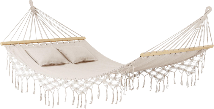 Huśtawka ogrodowa Luverno Boho Beżowa (L-42440) - Zdjęcie 1 Huśtawka ogrodowa Luverno Boho Beżowa (L-42440) - obraz 1