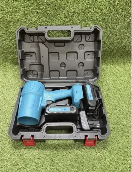 Повітродувка акумуляторна Krafftec Germany PRO DUB100LTX (48V 6Ah) Повітродувка безщіткова для збирання листя синя - изображение 2