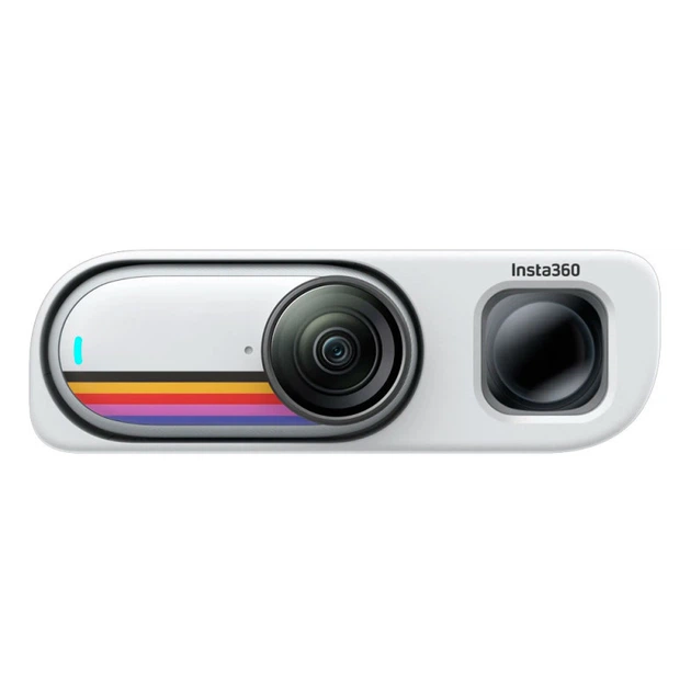 Мінікамера Insta360 GO 3S 4K (Retro Bundle Special Edition, Canvas White, 128 ГБ) - Фото 1 Мінікамера Insta360 GO 3S 4K (Retro Bundle Special Edition, Canvas White, 128 ГБ) - зображення 1