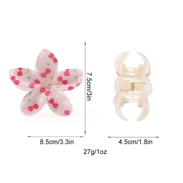 Набор крабиков Hawaiian flower ANbeauty для волос 5 шт. (AN0103735) - изображение 3