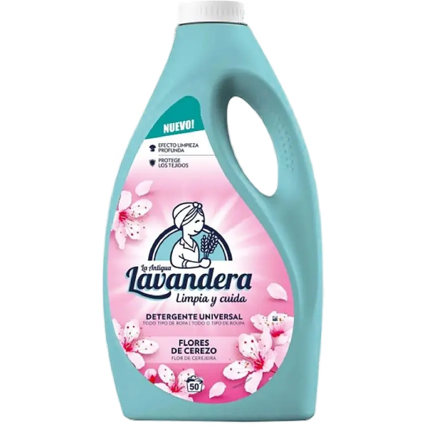 Гель для прання Lavandera Flores de Cerezo квітуча вишня 2,5 л (50 прань)