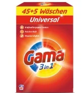 Пральний порошок Gama Original универсал 3 кг 50 прань