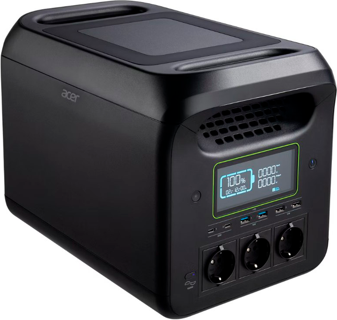 Stacja zasilania Acer APS321 / 1800 W / 1229 Wh / LiFePO4 (GP.ADT11.02E) - obraz 3
