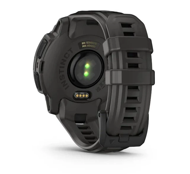 Смарт-часы GARMIN Instinct E 45mm Black with Charcoal Band (010-02933-00) - изображение 8