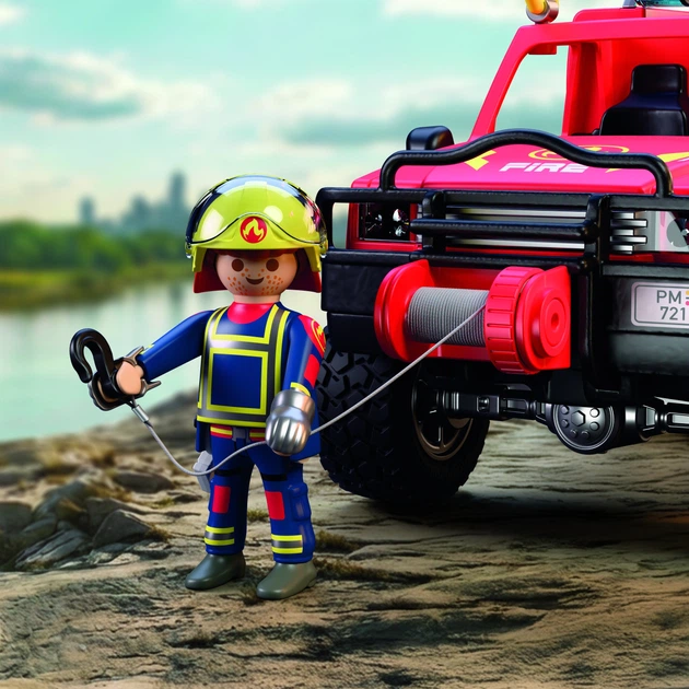 Klocki Playmobil City Action: Pickup strażacki 79 elementów 72194 (4008789721945) - Zdjęcie 8 Klocki Playmobil City Action: Pickup strażacki 79 elementów 72194 (4008789721945) - obraz 8