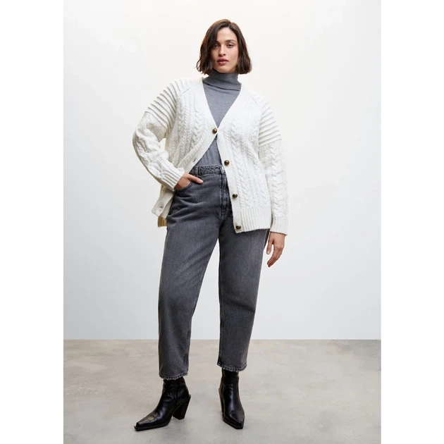 Кардиган MANGO з домішкою вовни 37069072 M - изображение 8