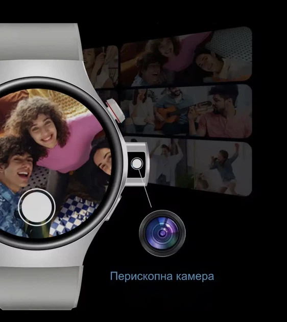 Смарт-годинник BW17 з SIM-картою, Bluetooth-дзвінками, камерою та моніторингом здоров'я, Чорний - Фото 4 Смарт-годинник BW17 з SIM-картою, Bluetooth-дзвінками, камерою та моніторингом здоров'я, Чорний - зображення 4