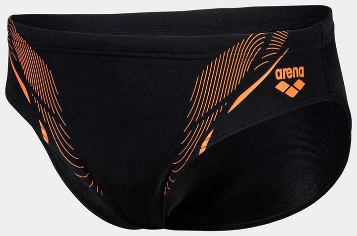 Плавки-сліпи для хлопців Arena SWIM BRIEFS GRAPHIC Чорний 116см (005547-530-116) - Фото 2 Плавки-сліпи для хлопців Arena SWIM BRIEFS GRAPHIC Чорний 116см (005547-530-116) - изображение 2