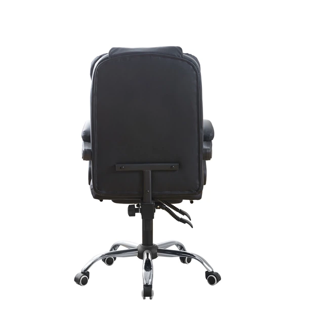 Крісло офісне на колесах Bonro BN-6071 чорне з підставкою для ніг (42400292) - зображення 3