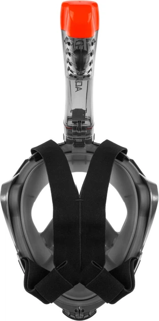 Полнофасочная маска Aqua Speed черная унисекс L/XL для подводного плавания маска для дайвинга - изображение 4