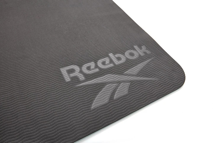 Двосторонній килимок для йоги Reebok синій 176 х 61 х 0,6 см йога мат для фітнесу та тренувань - зображення 2