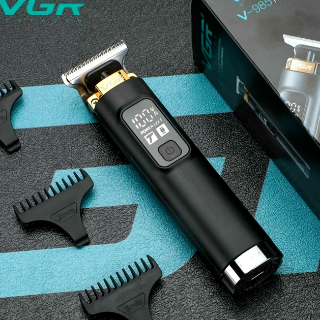 Триммер VGR V-985 для бороды и усов с аккумулятором и USB зарядкой для точного подравнивания волос - изображение 4