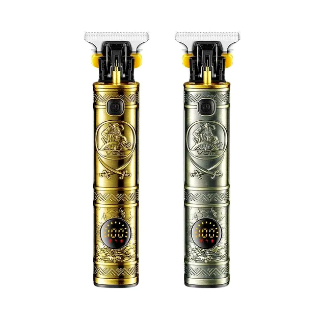 Триммер VGR V-097 Gold для стрижки волос и бороды с 4 насадками и аккумулятором на 400 минут работы - изображение 5
