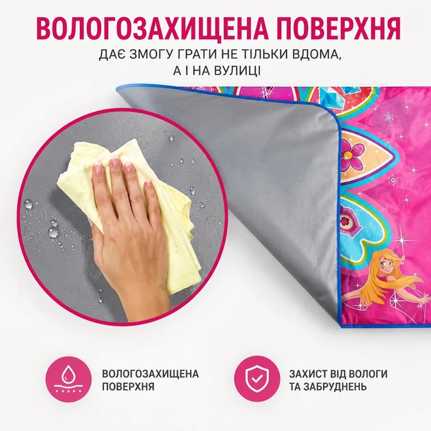 Музичний ігровий килим для розвитку та дозвілля дітей Soli рожевий - зображення 4