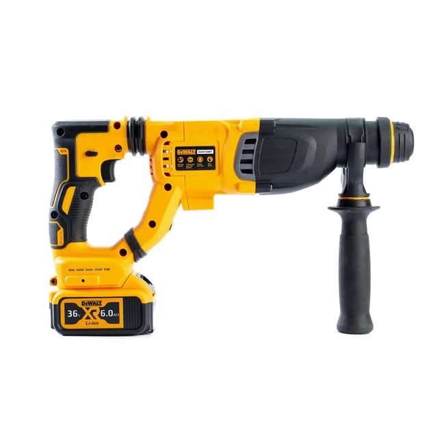 Акумуляторний перфоратор DeWalt DCH133NT з кейсом, насадками та ударним режимом - зображення 6