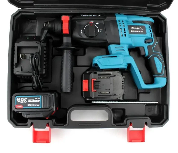 Акумуляторний перфоратор з функцією відбійного молотка Makita DHR202 - зображення 6