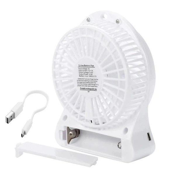 Вентилятор настольный Mini Fan XSFS-01 с аккумулятором - изображение 2