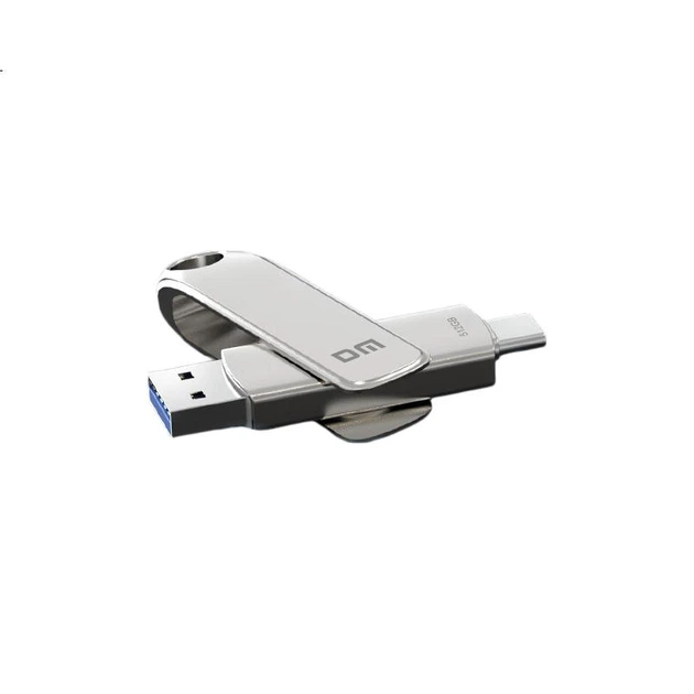 Флеш-накопитель DM Daimai 512 ГБ Type-C USB3.2 для Android-смартфонов, металлический корпус PD189, двухинтерфейсный, высокоскоростной, для телефонов и компьютеров. - изображение 2