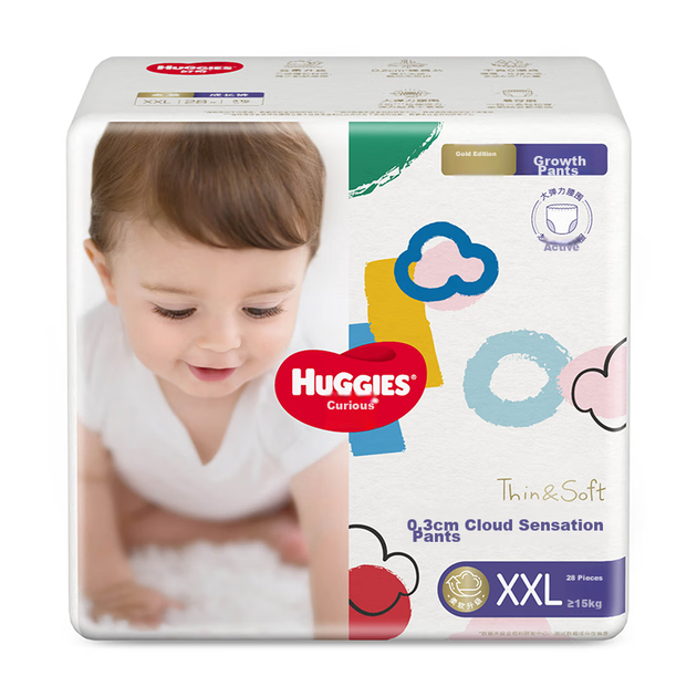 Подгузники-трусики Huggies Золотая серия XXL (от 15 кг), 34 шт - Фото 1 Подгузники-трусики Huggies Золотая серия XXL (от 15 кг), 34 шт - изображение 1