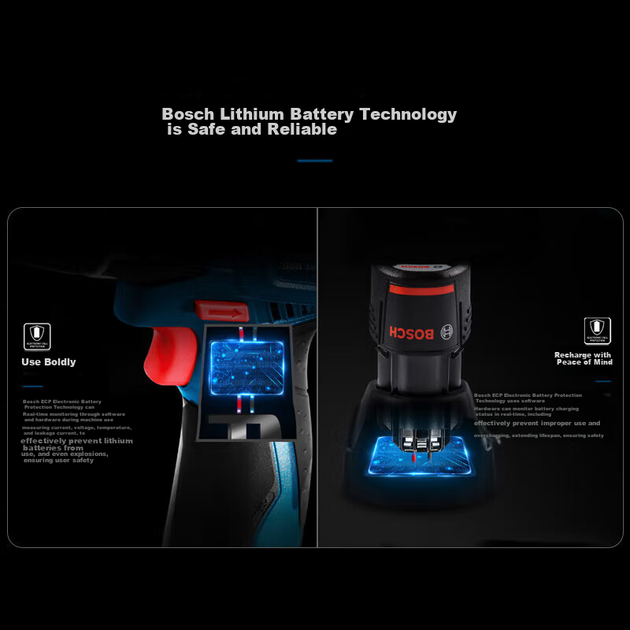 Дриль-шурупокрут BOSCH GSB120 акумуляторний ударний 12 В з кейсом - зображення 7