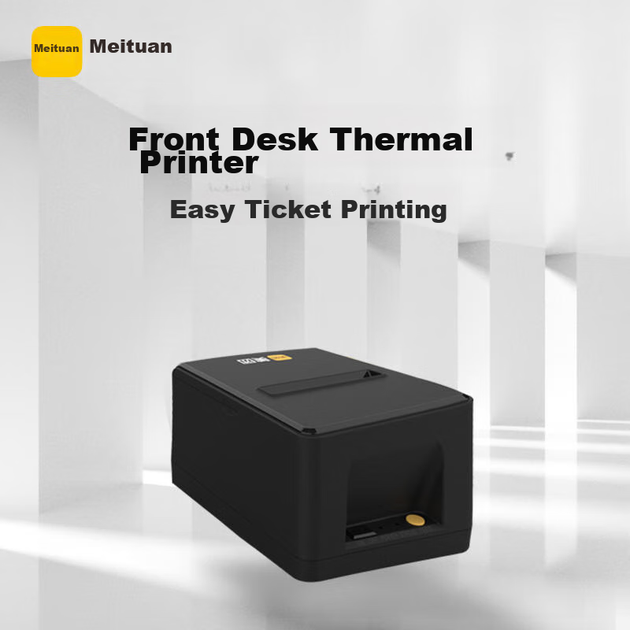 Принтер чеков термический Meituan 58 мм USB для магазинов и ресторанов - Фото 4 Принтер чеков термический Meituan 58 мм USB для магазинов и ресторанов - изображение 4