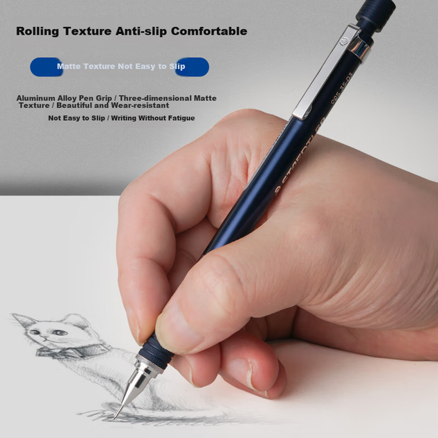 Олівець механічний STAEDTLER 92535-05 металевий, 0.5 мм, для креслення - зображення 6