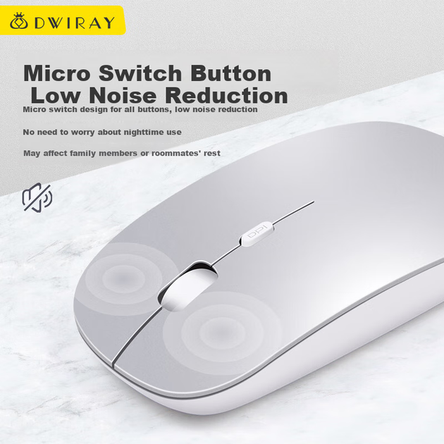 Мышь DiyiGongfang беспроводная аккумуляторная для MacBook и iMac портативная - изображение 9